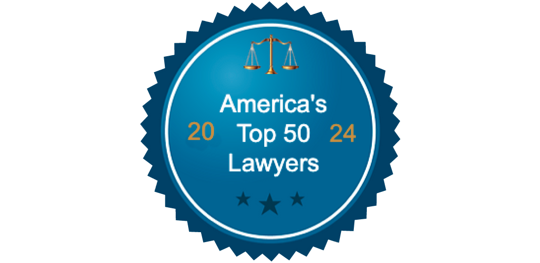 America's Top 50 Lawyers Logo For The Injury Law Firm, PA - Personal Injury Attorneys Located in 301 W Atlantic Ave Suite 0-1, Delray Beach, FL 33444